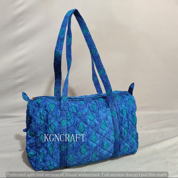 Quilted Duffel Bag Etsy