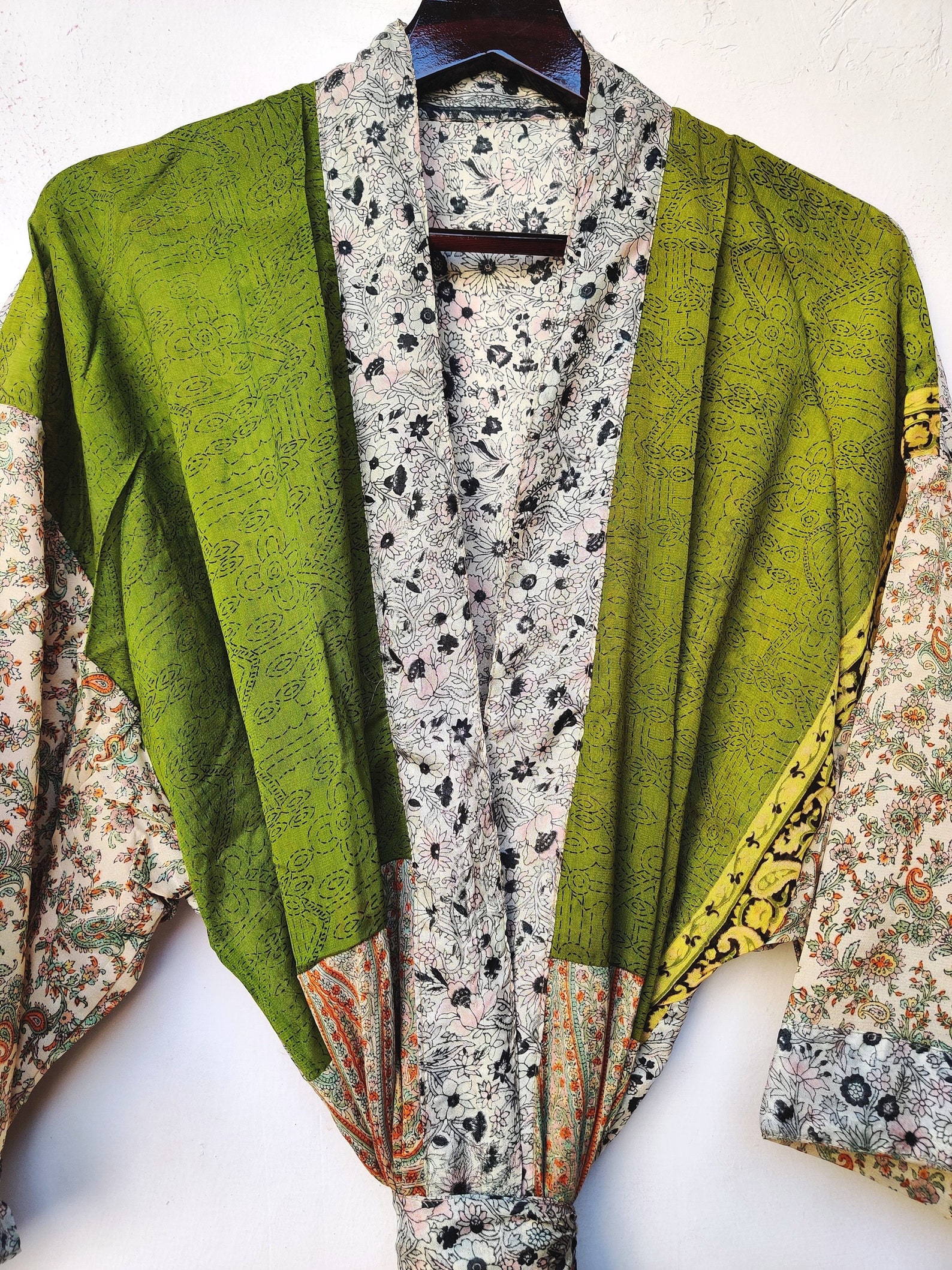 silk sari kimono