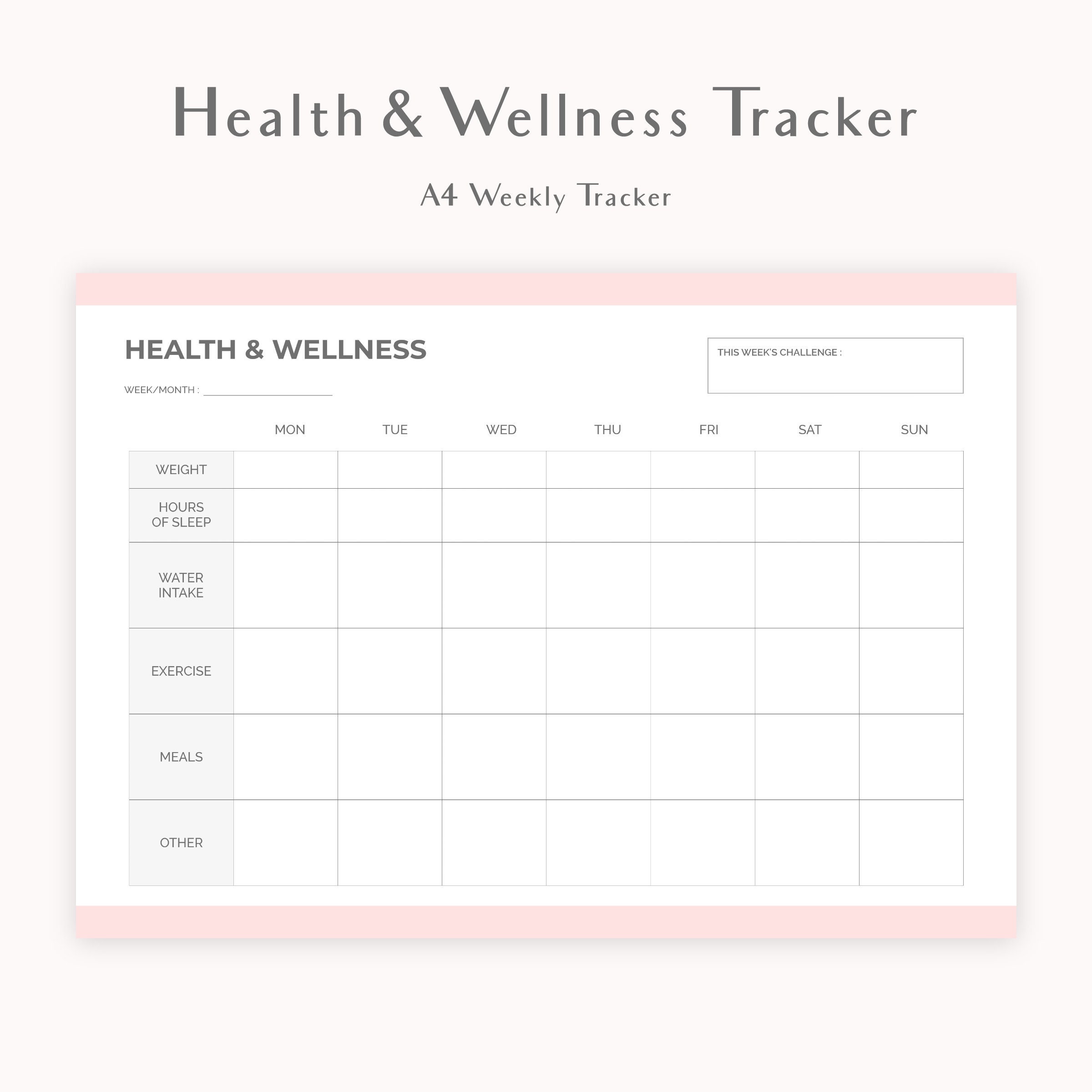 Fitness + Wellness Tracker