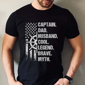 Kapitein shirt voor papa en man booteigenaar shirt grappig cadeau voor man grappig ponton shirt vader geschenken ponton kapitein cadeau boot shirt