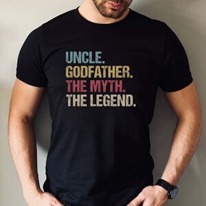 Onkel Pate The Man The Myth The Legend T-Shirt | Pate T-Shirt | Geschenk für Onkel | Onkel T-Shirt | Geschenk für Paten | Shirt für Onkel