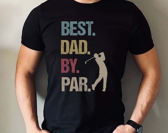 Beste Papa door Pari T-Shirt | Golf vader T-shirt | Pronk met uw golfgeest | Golf minnaar T-shirt | Cadeau voor golfvader | | Vaderdag cadeau