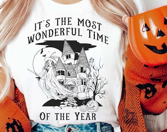 Halloween Party T-Shirt Vintage Halloween Shirt Gift for Halloween Funny Halloween Shirt Spooky Halloween Shirt Witch Shirt For Halloween