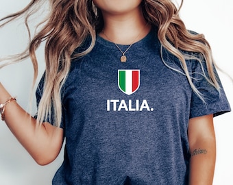 Italia T-Shirt | Add a Touch of Italian Glamour to Your Wardrobe | Italian Tee | Italy Vacation Tee | Italy T-Shirt | Cool Italy Shirt