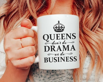 Unternehmer Frau Kaffeebecher Starke Dame Becher Geschäftsinhaber Becher Königin Becher Lustige Frau Becher Königin Geschäftsbecher Chef Dame Motivationsbecher