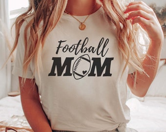 Fußball Mom Shirt Fußball Mom Geschenk Fußball MOM Personalisiertes T-Shirt Sport Mom T-Shirt Geschenk für Fußball Mom Custom Football Tee Geschenk für Mama
