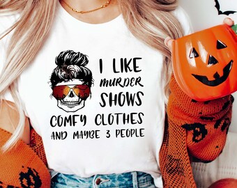 Halloween T-Shirt Horror Movie Lovers Tee Scary Shirts For Halloween Horror characters T-Shirt Halloween Scream Shirt Murder T-Shirt