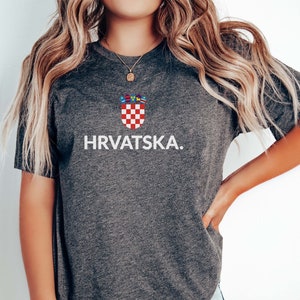 Hrvatska T-Shirt | Experience Comfort and Style with the Hrvatska Tee | Gift For Croatians | Wear Your Croatian Flag with Honor | Croat Tee