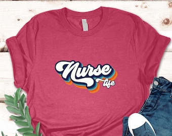 T-shirt van het Leven van de verpleegster | Cadeau voor verpleegkundigen | Omarm uw passie voor verpleging in stijl | Cool verpleegster T-shirt | Uniek cadeau-idee voor verpleegster | Verpleging T-shirt