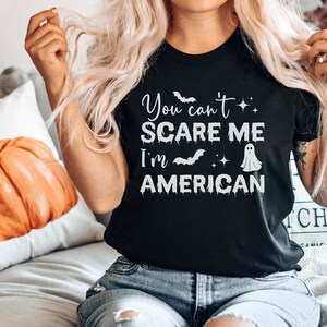 Halloween American T-Shirt Gift For American Lovers Gift American Heroes American Valor T-Shirt Halloween America Gift Funny Halloween Tee