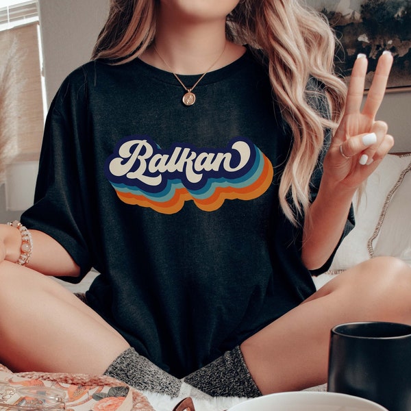 Balkan Retro T-Shirt | Balkan Pride Tee | Show Your Pride for Balkan in Style | Balkan Lifestyle T-Shirt | Unisex Short Sleeve T-Shirt