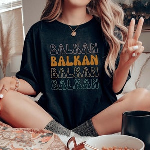 Balkan T-Shirt | Balkan Pride Tee | Embody Grace with This Fashionable T-Shirt | Balkan Lifestyle T-Shirt | Short Sleeve Round Neck T-Shirt