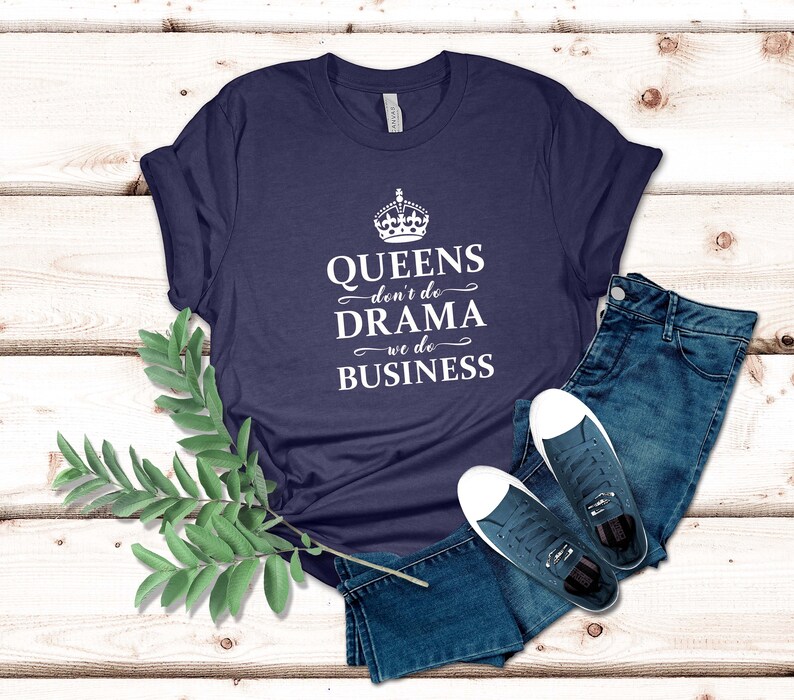 Business Owner Shirt | Funny Coworker Gift | Entrepreneur Woman T-Shirt | Funny Office Shirt | Workplace Gift Women | Boss Lady Shirt Heather MidnightNavy