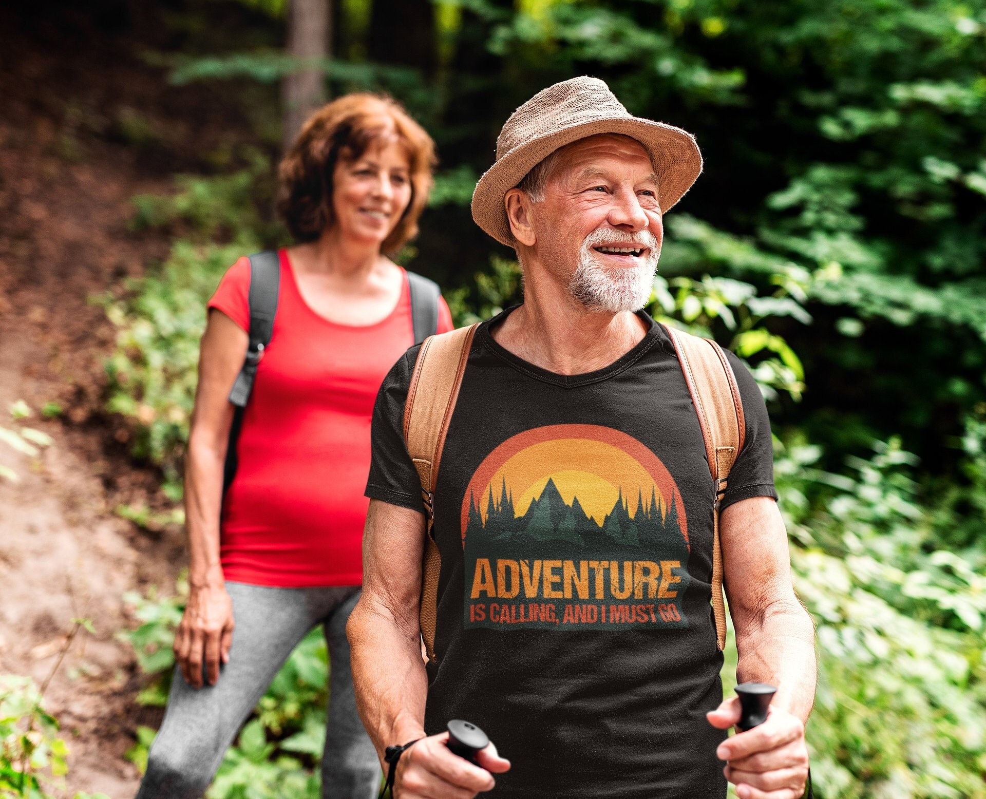 Adventure is Calling and I Must Go Adult Unisex Tee Adventure Gift