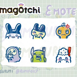 Twitch Tamagotchi Emotes / Discord Emotes / Kawaii Emotes