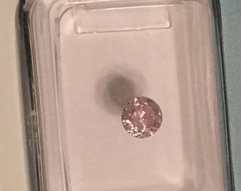 Natural diamond Fancy Purple Pink intense Ct. 0.32 Purity VS1 • Certificate IGI Antwerp in Blister