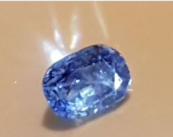 Natural Kashmir Sapphire Ct. 1.11 Oval cut Excellent GIA certificate