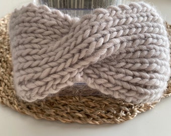 Fine wool headband 100% natural material Handmade seasonal headband