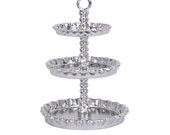 1 12 Dollhouse Miniature 3 layer Metal Desserts Snack Rack Stand