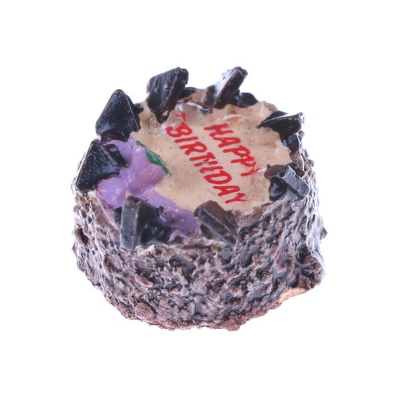 1:12 Dollhouse DIY Miniature Forest Cake Fake Food Cake Toys Decorative CrHFFS