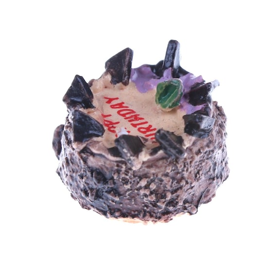 1:12 Dollhouse DIY Miniature Forest Cake Fake Food Cake Toys Decorative CrHFFS