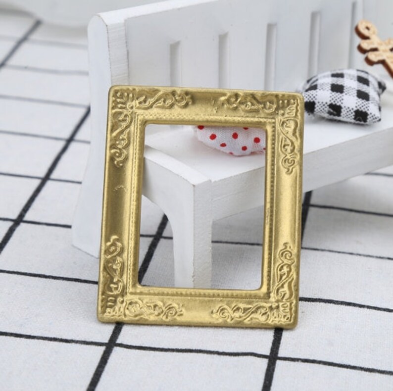 112 Gold Frame Photo Frame Accessories for Furniture Etsy