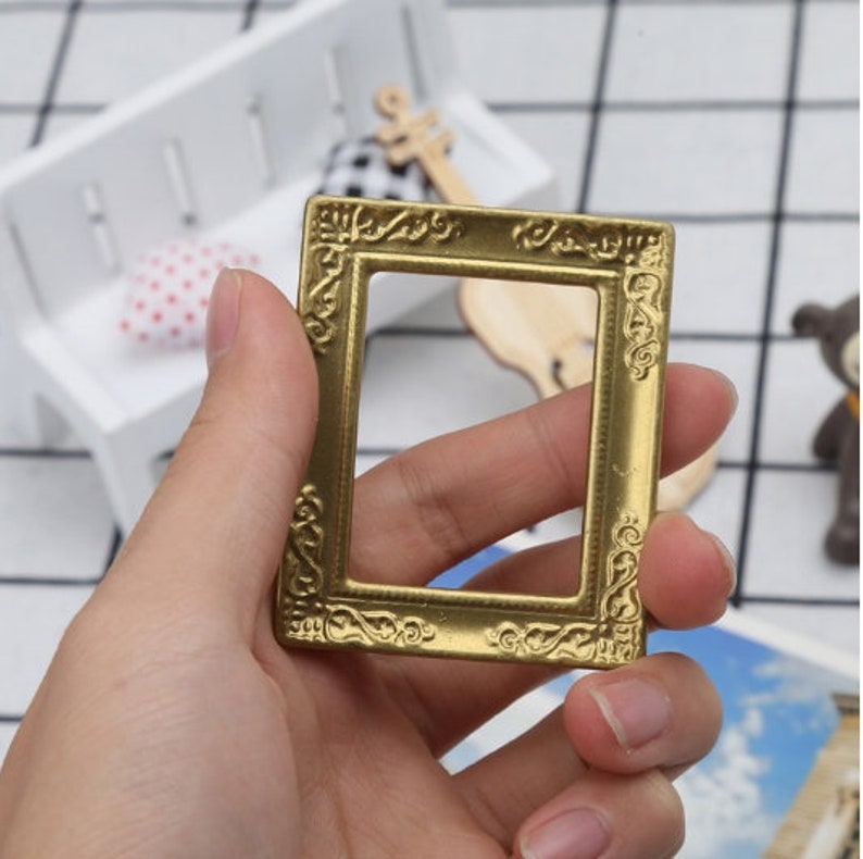 112 Gold Frame Photo Frame Accessories for Furniture Etsy