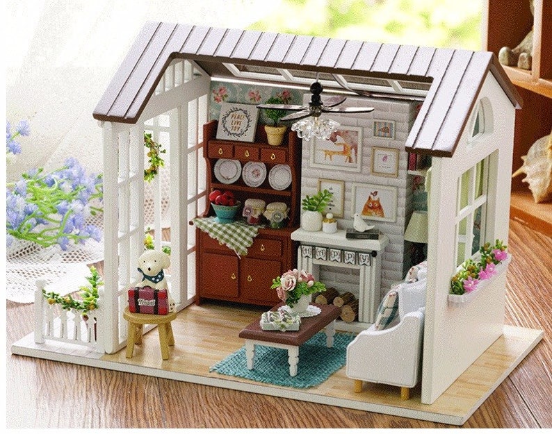 Handmade Doll House Furniture Miniatura Diy Doll Houses FREE Etsy