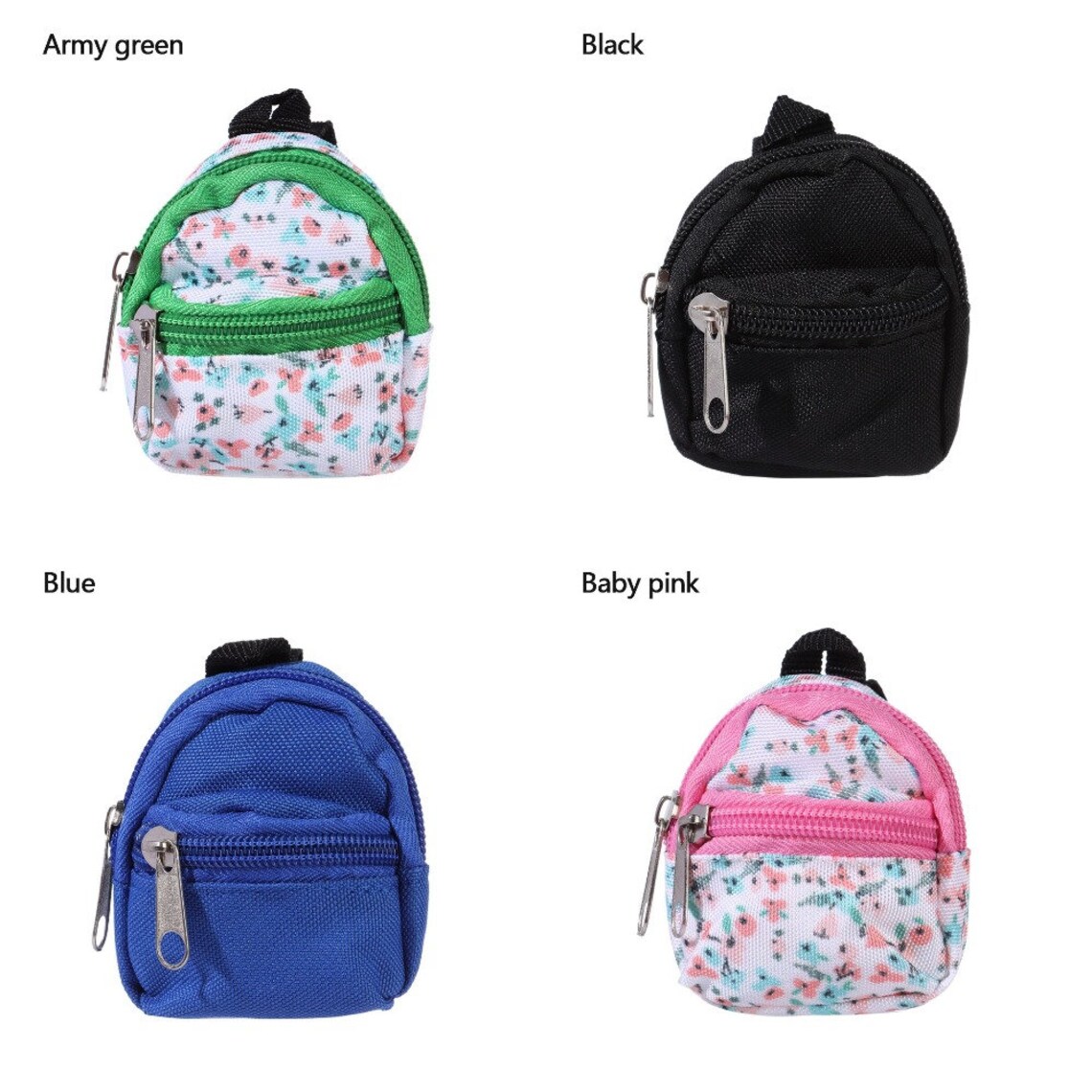 Cute Mini Backpack Miniature Doll Bag Toys For 1/6 BJD Doll Etsy