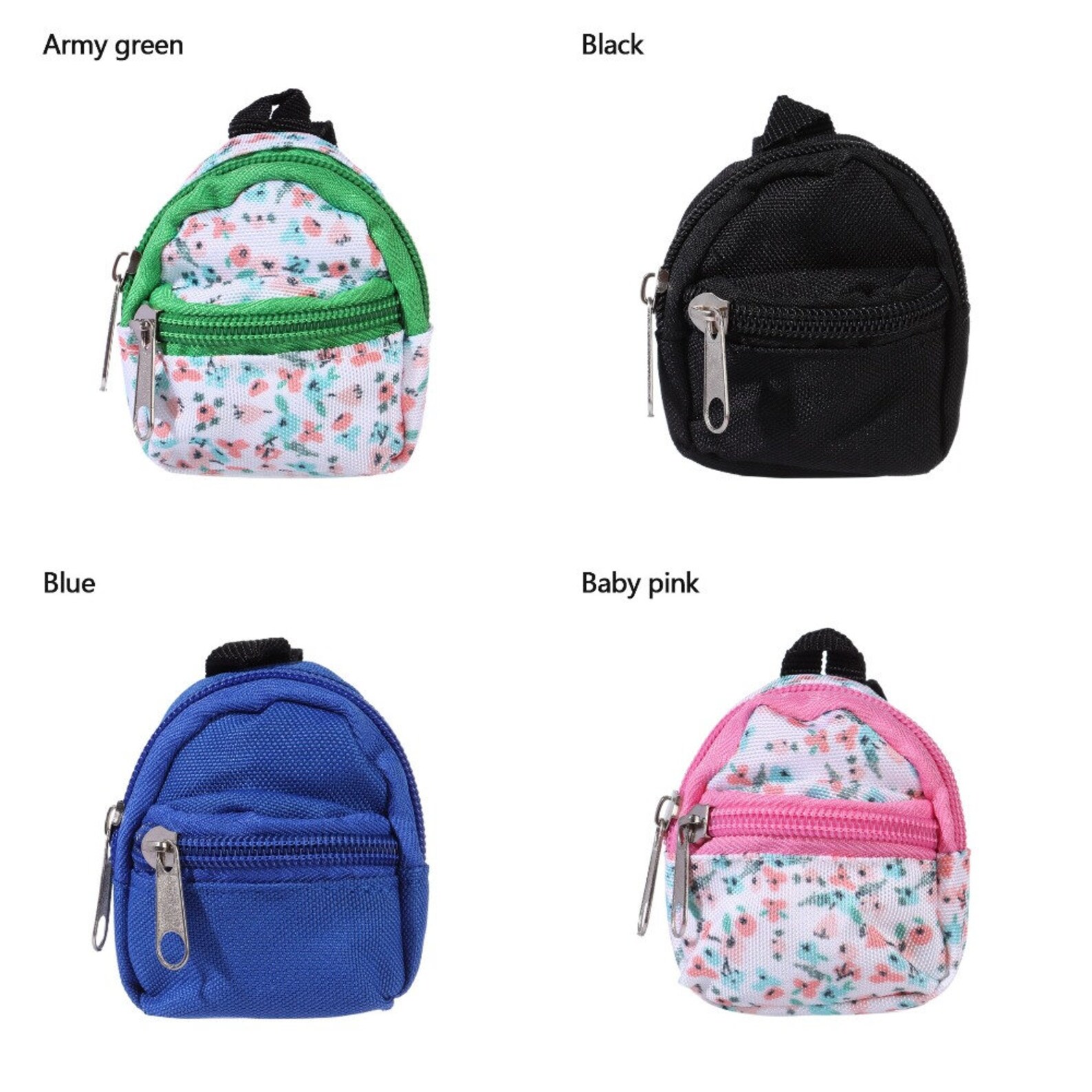 Cute Mini Backpack Miniature Doll Bag Toys For 1/6 BJD Doll Etsy