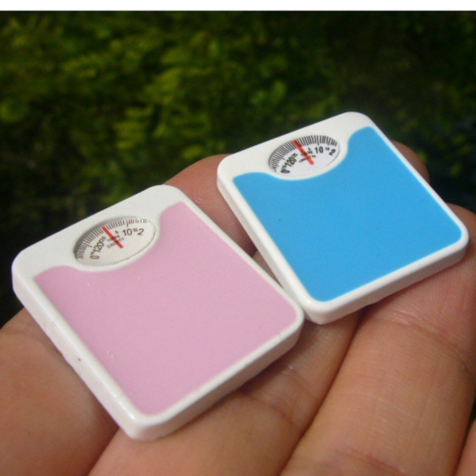 112 Scale Miniature Weigh Scale Dolls House Accessories Pink Etsy