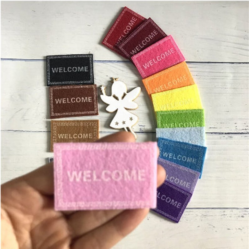 16 colors Doll House Miniature carpet Mat Dollhouse Etsy