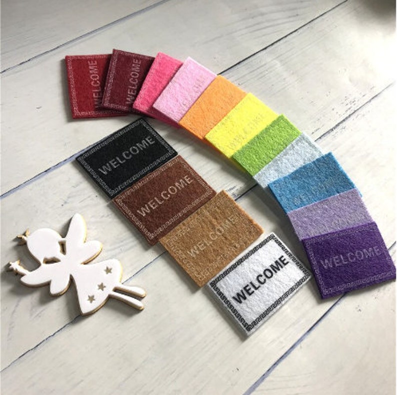 16 colors Doll House Miniature carpet Mat Dollhouse Etsy
