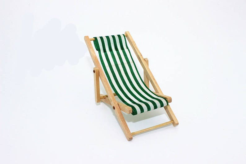 112 Scale Recliner Beach Sunbathing Chair Chaise Longue Etsy