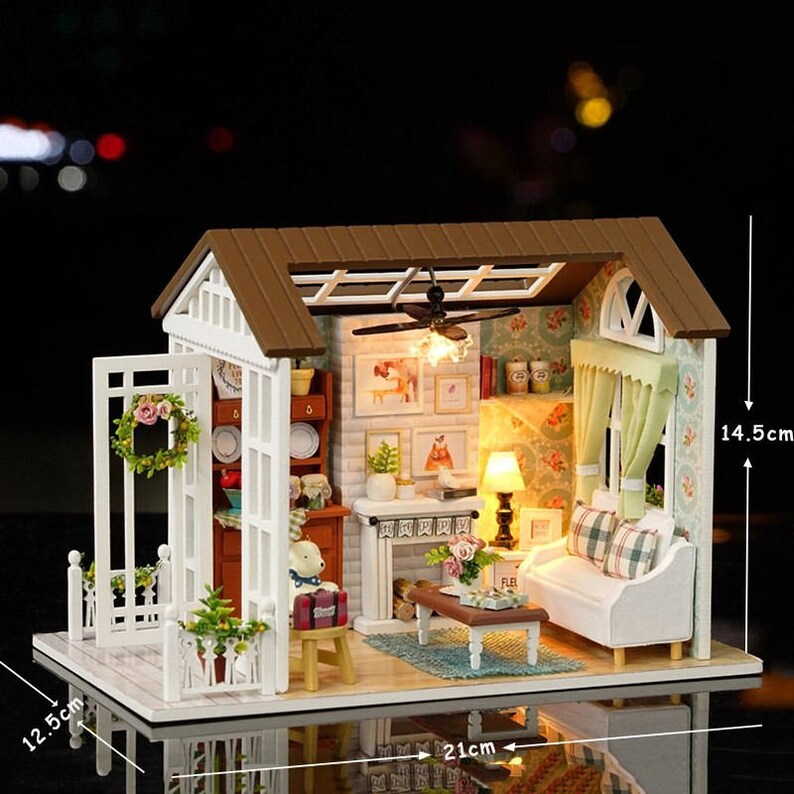 Handmade Doll House Furniture Miniatura Diy Doll Houses FREE Etsy