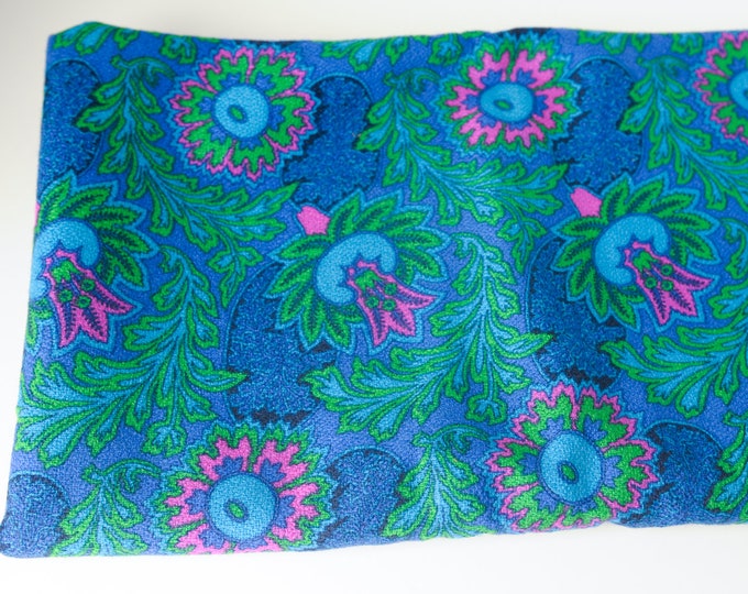 Vintage Mid Century Modern Fabric // Mid Century Modern Floral Etsy