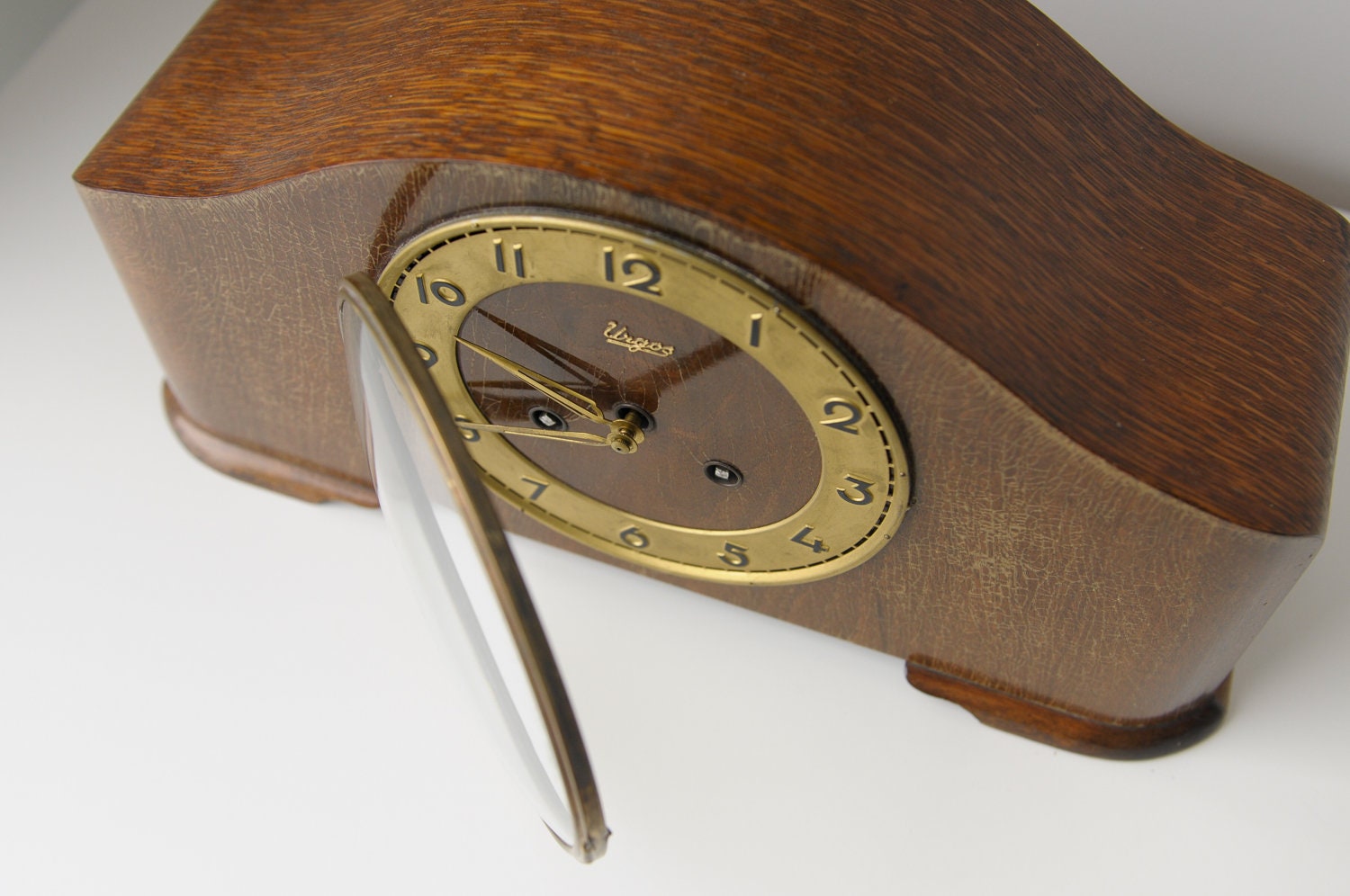 Vintage Mid Century Urgos Mantel Clock // Made in Germany // Etsy