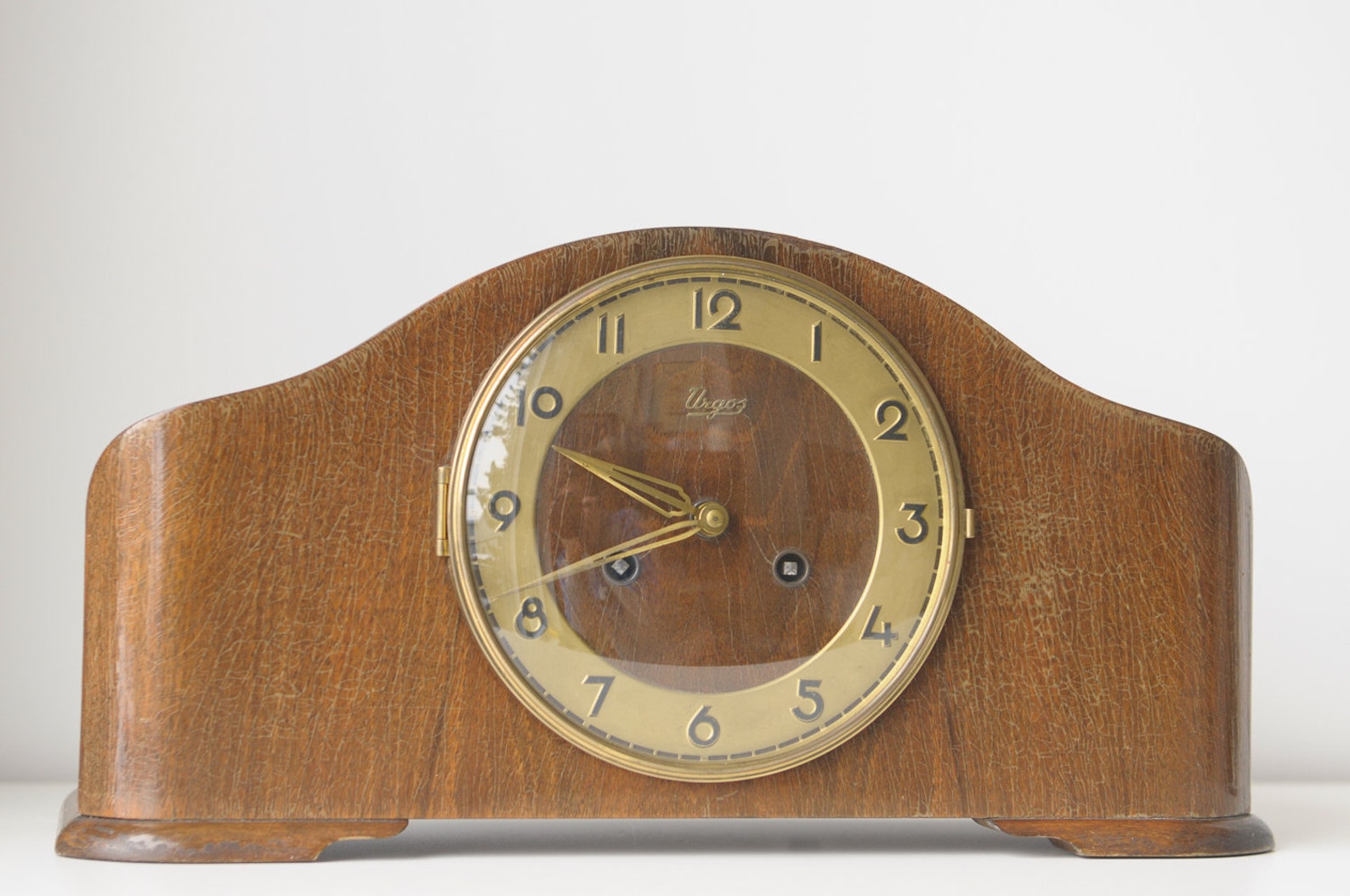 Vintage Mid Century Urgos Mantel Clock // Made in Germany // Etsy