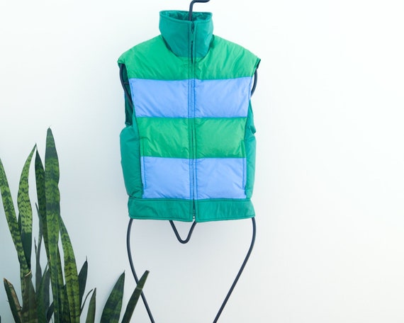 80s Vintage Ladies Down Vest Jacket // Slalom Bran