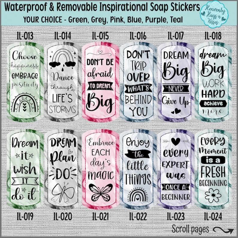 Soap Fun Sticker Inspirational Soap Labels Motivational Hand Soap Decals Foam Hand Soap ...