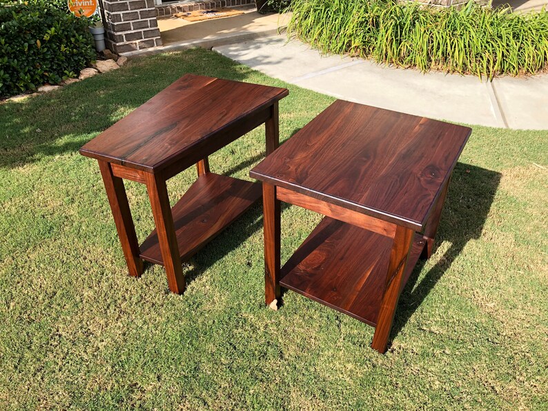 Black Walnut End Tables Etsy