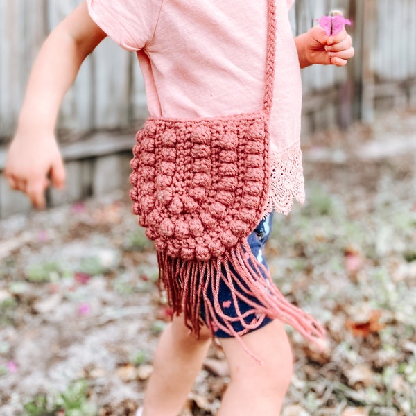 Toddler Bag, Boho Toddler Purse, Little Girl Purse, Little Girl Gift, Toddler Purse