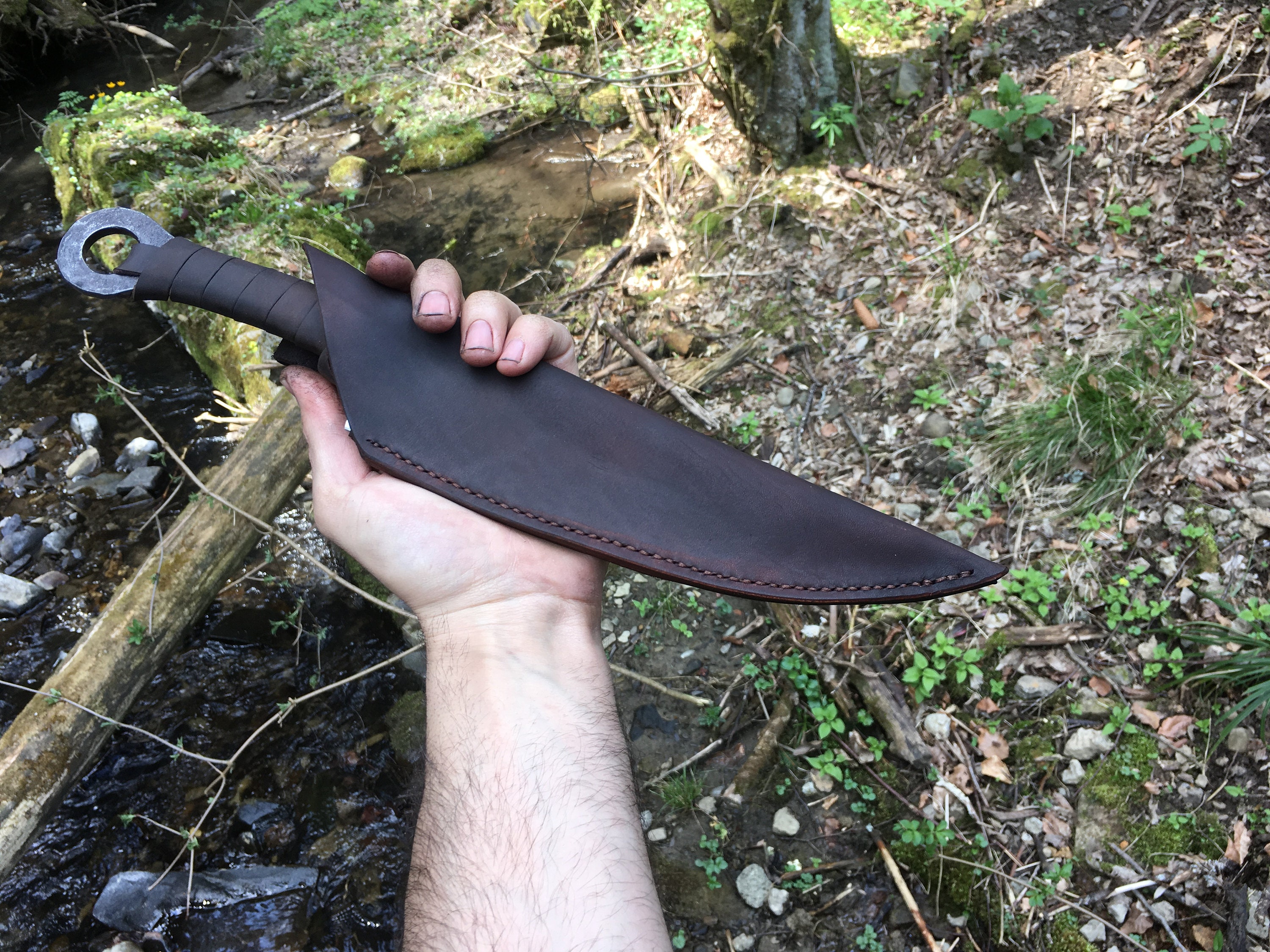 Cuchillo celta Hecho a mano Forjado Herrero Hierro Acero Etsy