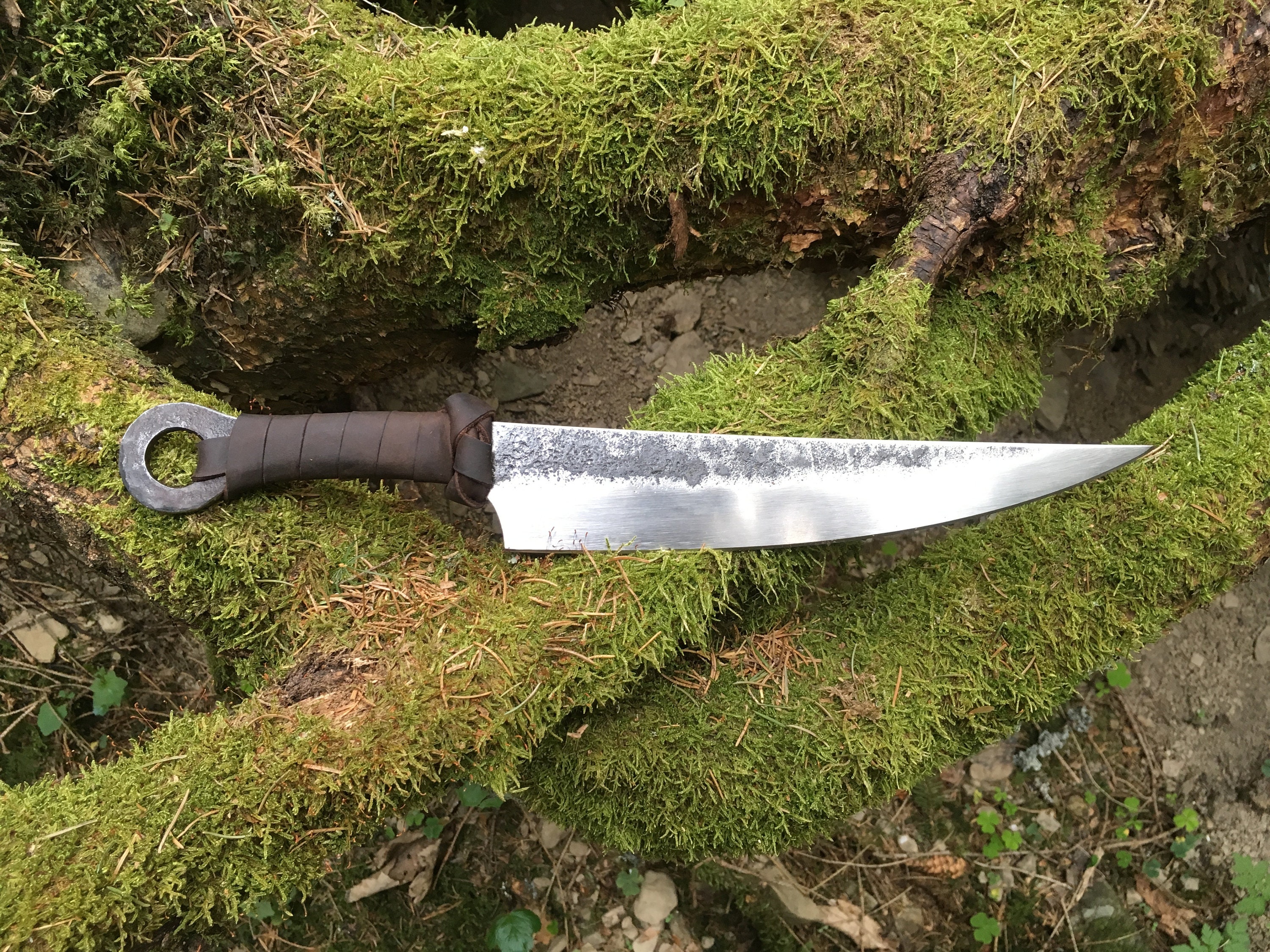 Knife Handmade Forged Blacksmith Iron Steel Iron -