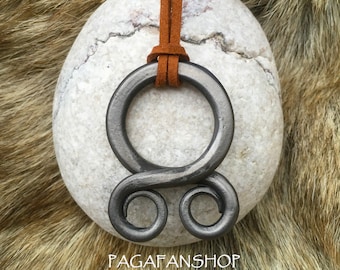 Handmade, Forged, Blacksmith, Viking, Norse, Troll cross, Pendant, Jewellery, Iron, Steel, History, Pagan, Necklace, Amulet, Luck