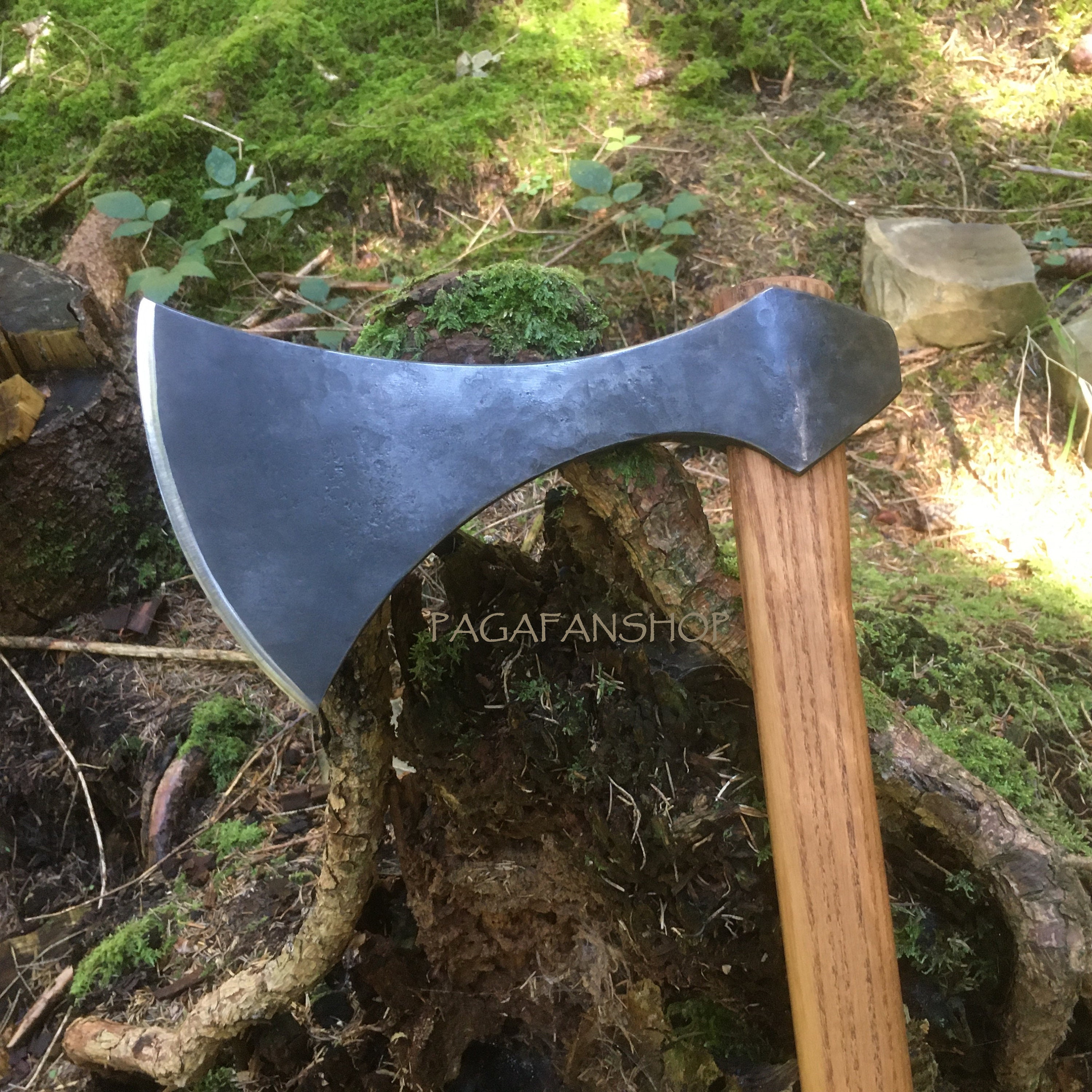 Tête De Hache Viking Forgée à La Main, Acier Haute Teneur En Carbone, WarriorsOutfit