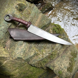 Celtic knife, Handmade, Forged, Blacksmith, Iron, Steel, Iron Age, Central Europe, Pagan, History, Replica, Tradition, Ancient, La Tene