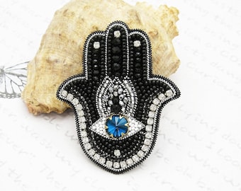 Булавка для броши Hamsa, Значимые подарки, Значимый значок защиты, Амулет сглаза, защитный символ, рука Фатимы