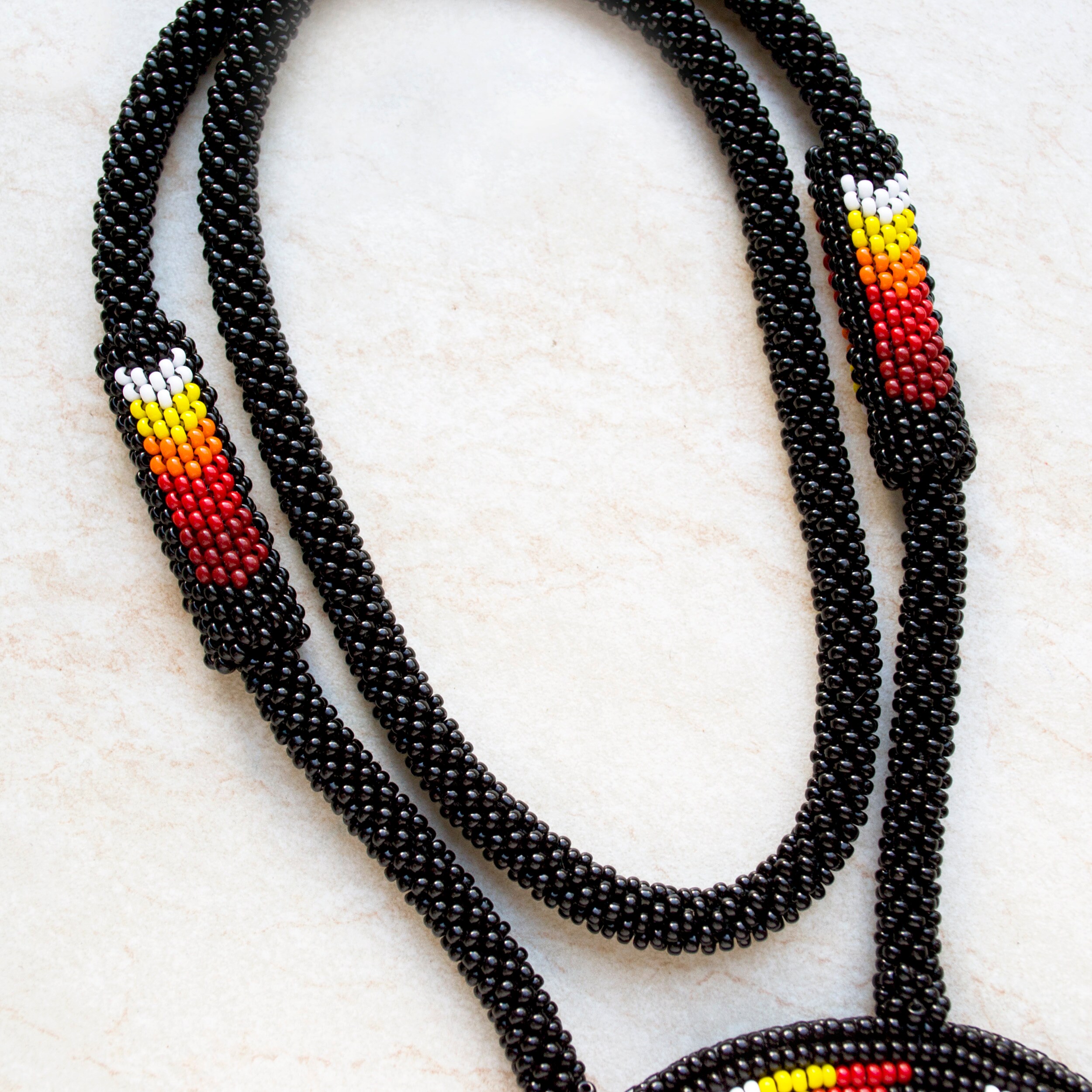 Native Style Traditional Medicine Wheel Medallion, Beaded Traditional Necklace Etsy