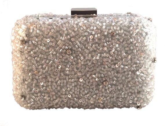 something blue clutch bag